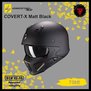 Scorpion COVERT-X Matt black