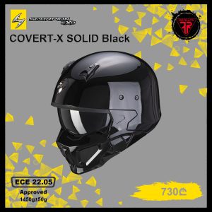 Scorpion COVERT-X SOLID Black