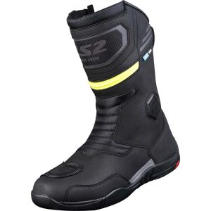 LS2 GOBY MAN BOOTS WP BLACK H-V YELLOW